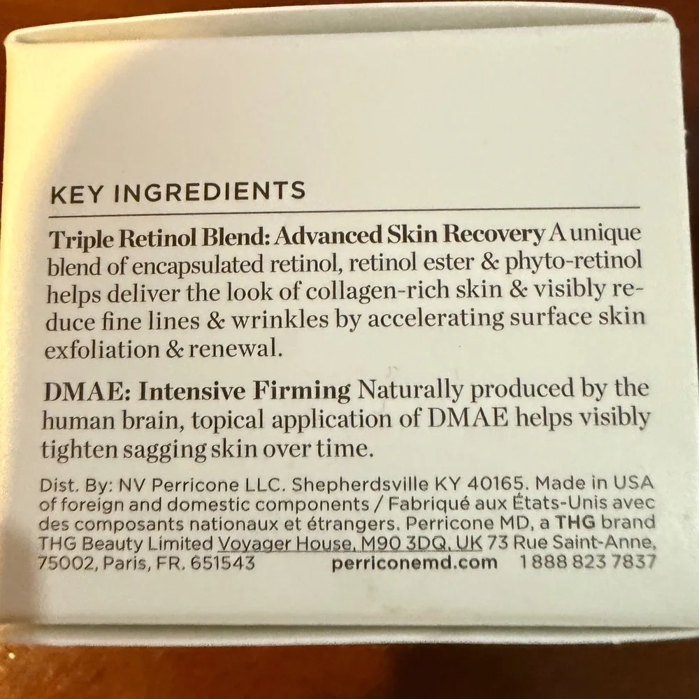 Perricone MD High Potency Retinol Recovery Overnight Moisturizer 0.5 fl oz‎